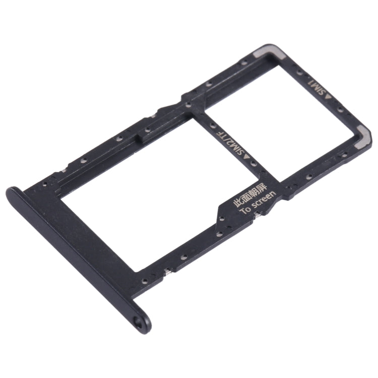 For Huawei Enjoy 60Z SIM + SIM / Micro SD Card Tray (Black) - Card Socket by buy2fix | Online Shopping UK | buy2fix