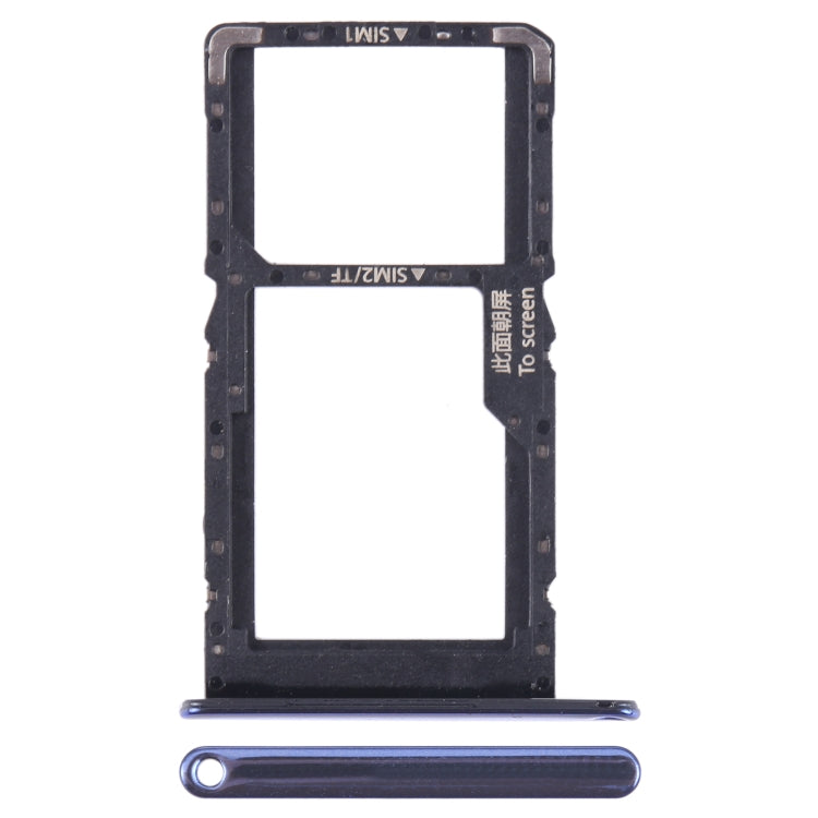 For Huawei Maimang 11 SIM + SIM / Micro SD Card Tray (Blue) - Card Socket by buy2fix | Online Shopping UK | buy2fix