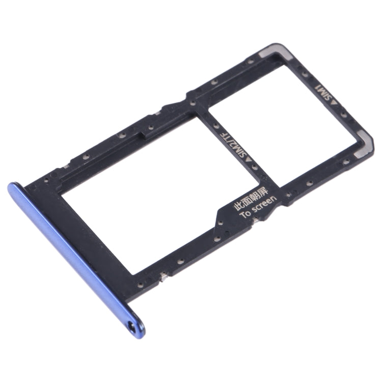 For Huawei Maimang 11 SIM + SIM / Micro SD Card Tray (Blue) - Card Socket by buy2fix | Online Shopping UK | buy2fix