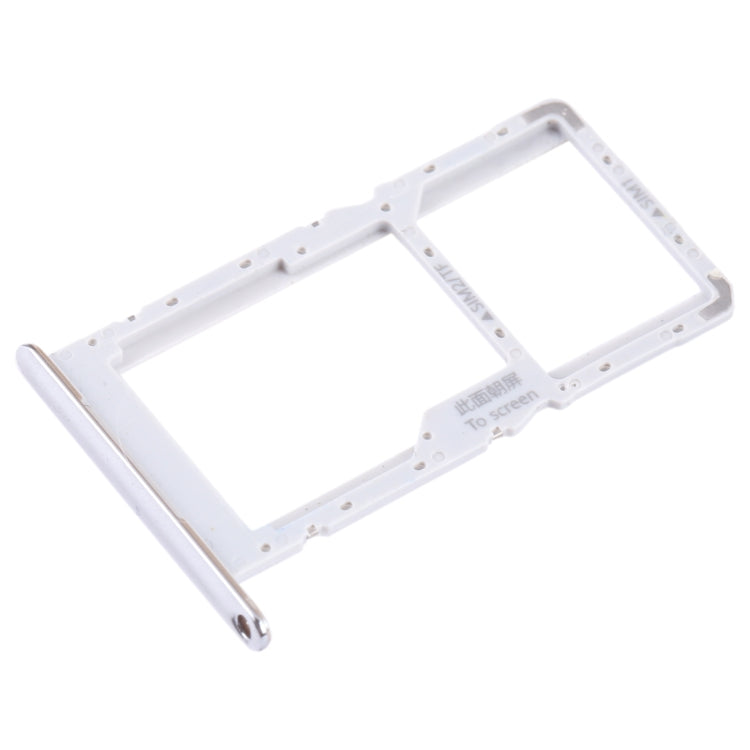 For Huawei Maimang 11 SIM + SIM / Micro SD Card Tray (Silver) - Card Socket by buy2fix | Online Shopping UK | buy2fix