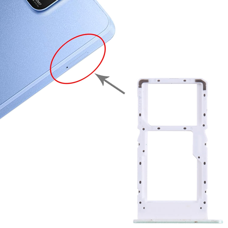 For Huawei Enjoy 50Z SIM + SIM / Micro SD Card Tray (Green) by buy2fix