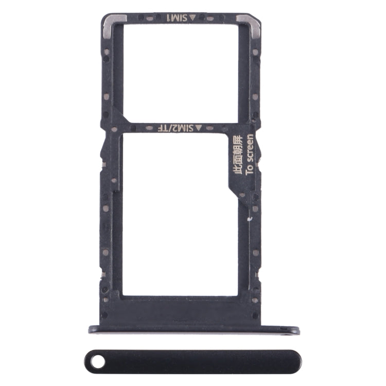 For Huawei nova Y70 SIM + SIM / Micro SD Card Tray (Black) - Card Socket by buy2fix | Online Shopping UK | buy2fix