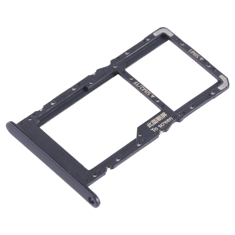 For Huawei nova Y70 SIM + SIM / Micro SD Card Tray (Black) - Card Socket by buy2fix | Online Shopping UK | buy2fix