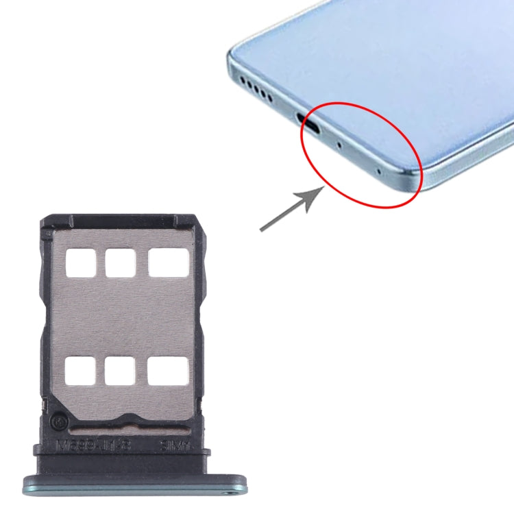 For Huawei Enjoy 50 Pro SIM Card Tray (Green) - Card Socket by buy2fix | Online Shopping UK | buy2fix