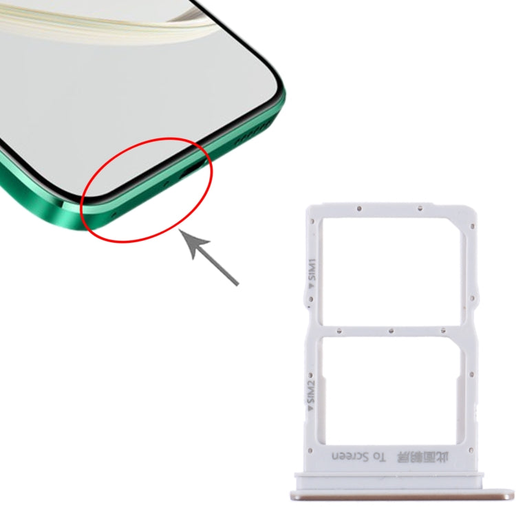For Huawei Nzone S7 Pro+ 5G SIM + SIM Card Tray (Gold) by buy2fix