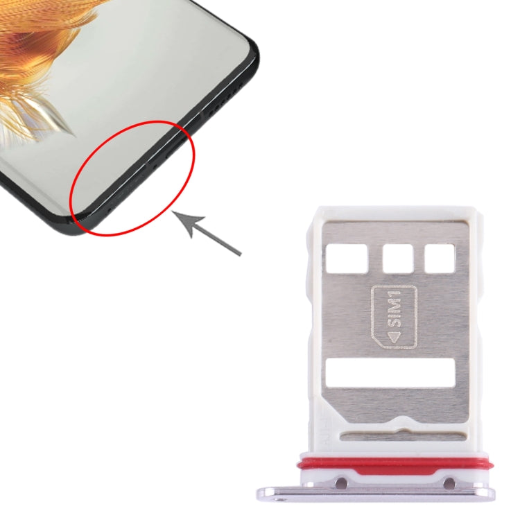 For Huawei Mate 50 Pro SIM Card Tray (Purple) by buy2fix