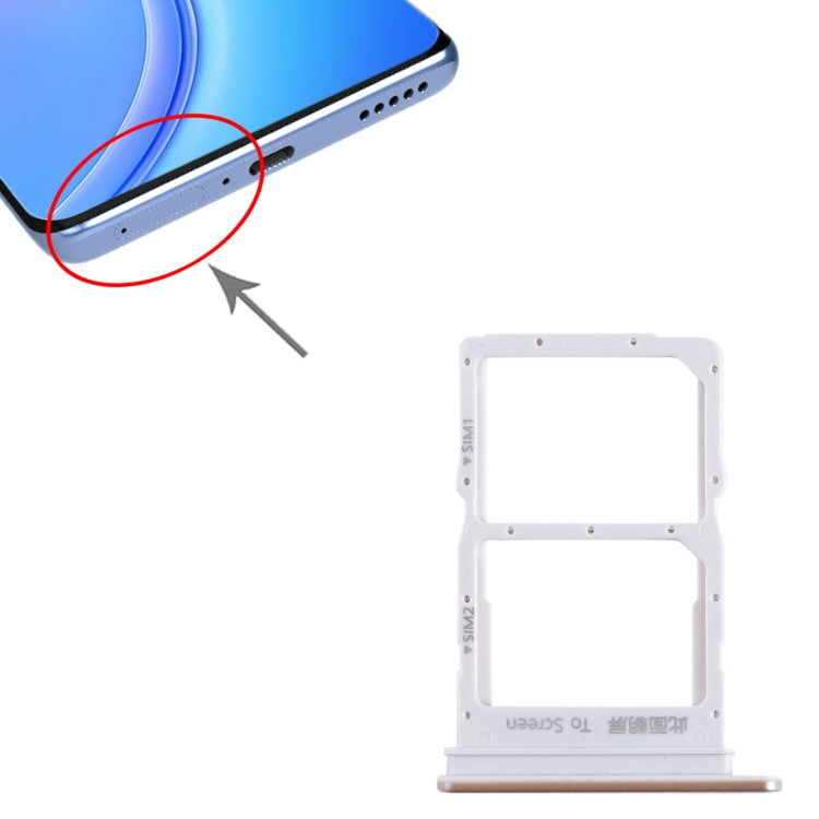 For Honor V40 Lite SIM + SIM Card Tray (Silver) - Card Tray by buy2fix | Online Shopping UK | buy2fix