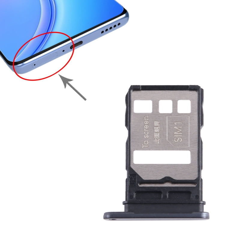 For Honor 60 Pro SIM + SIM Card Tray (Black) - Card Tray by buy2fix | Online Shopping UK | buy2fix