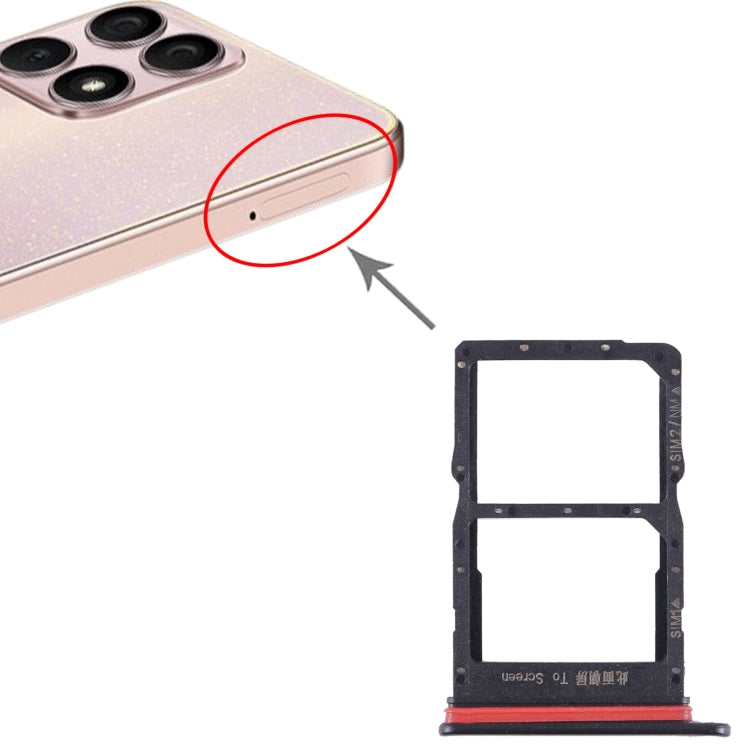 For Honor X30 Max SIM + SIM / NM Card Tray (Black) by buy2fix