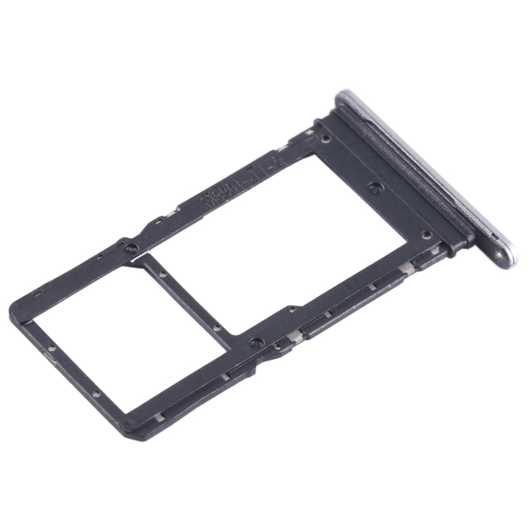 For Honor Play6T SIM + SIM / Micro SD Card Tray (Silver) - Card Tray by buy2fix | Online Shopping UK | buy2fix