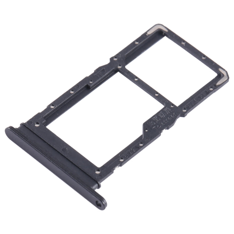 For Honor X5 Plus SIM + SIM / Micro SD Card Tray (Black) - Card Tray by buy2fix | Online Shopping UK | buy2fix