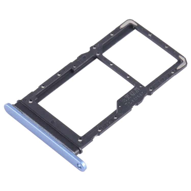 For Honor X5 Plus SIM + SIM / Micro SD Card Tray (Blue) - Card Tray by buy2fix | Online Shopping UK | buy2fix