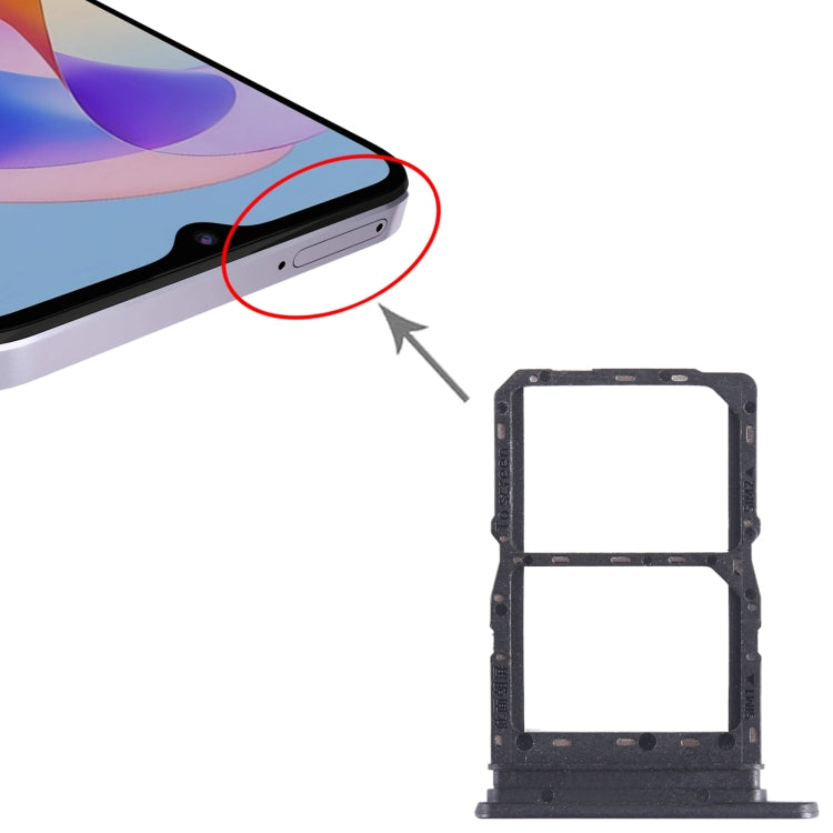 For Honor Play 40C SIM + SIM Card Tray (Black) by buy2fix