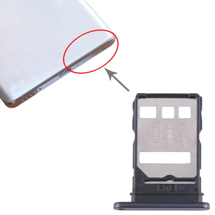 For Honor 90 Pro SIM + SIM Card Tray (Black) by buy2fix