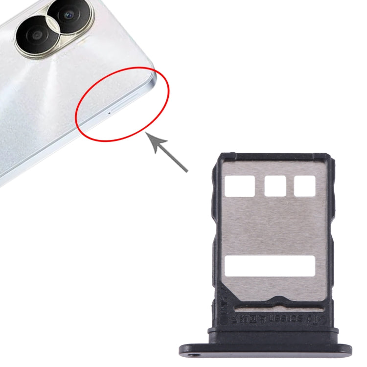 For Honor Play7T Pro SIM Card Tray (Black) by buy2fix