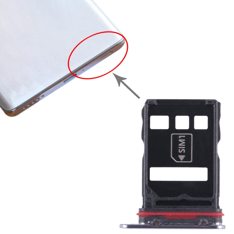 For Honor Magic4 Ultimate SIM + NM Card Tray (Black) by buy2fix