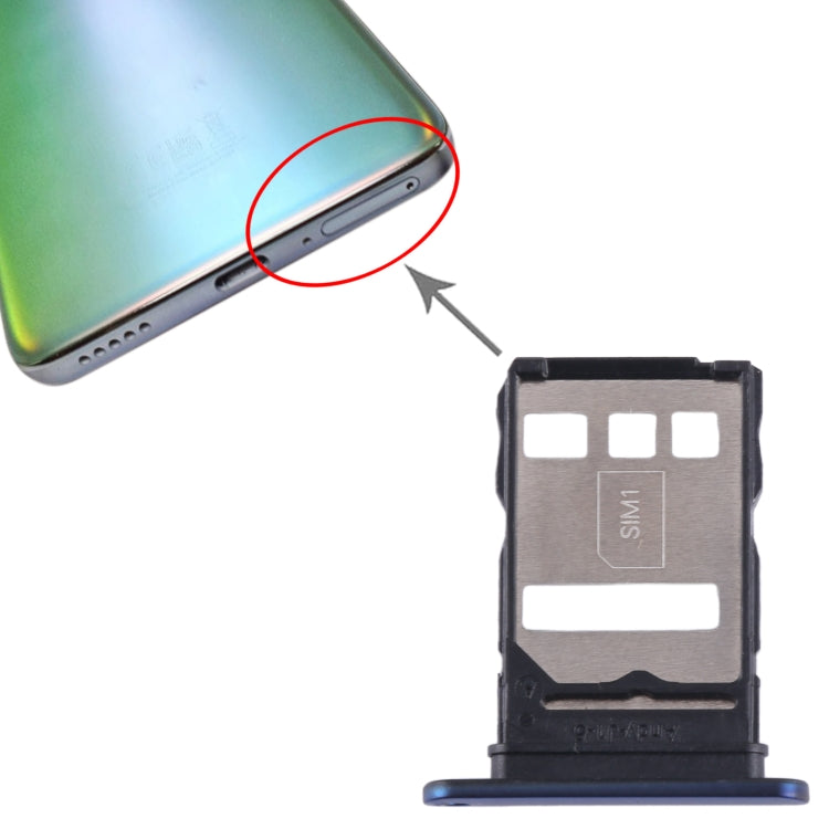 For Honor X9 SIM Card Tray (Blue) by buy2fix