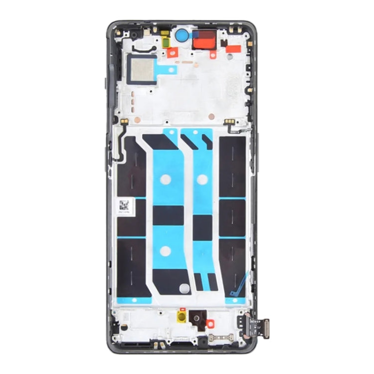 For OnePlus Ace 2 PHK110 LCD Screen Digitizer Full Assembly with Frame (Black) - LCD Screen by buy2fix | Online Shopping UK | buy2fix