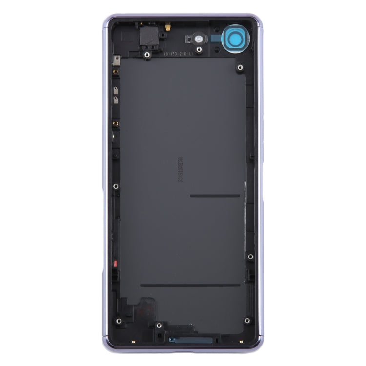 For Sony Xperia Ace Original Battery Back Cover with Camera Lens Cover(Purple) - Back Cover by buy2fix | Online Shopping UK | buy2fix