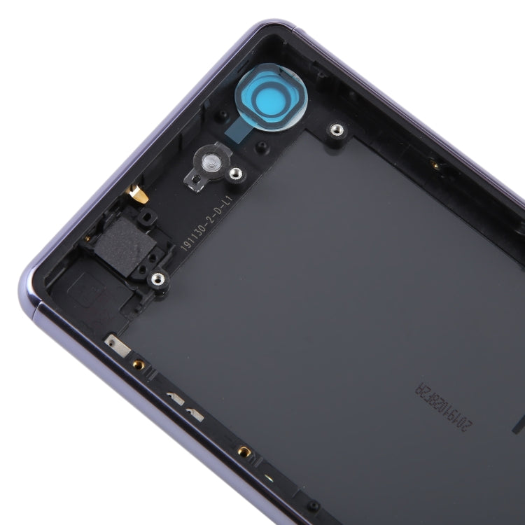 For Sony Xperia Ace Original Battery Back Cover with Camera Lens Cover(Purple) - Back Cover by buy2fix | Online Shopping UK | buy2fix
