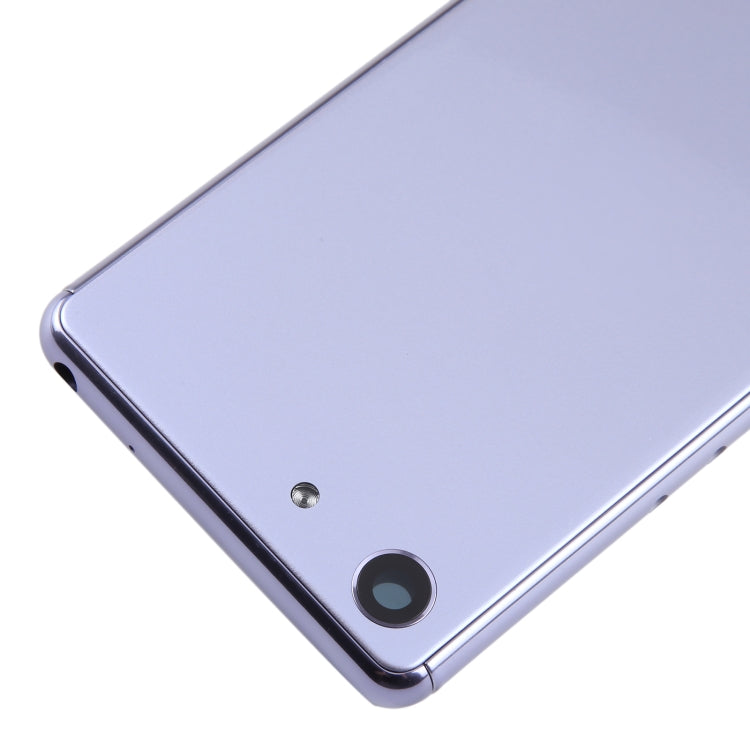 For Sony Xperia Ace Original Battery Back Cover with Camera Lens Cover(Purple) - Back Cover by buy2fix | Online Shopping UK | buy2fix