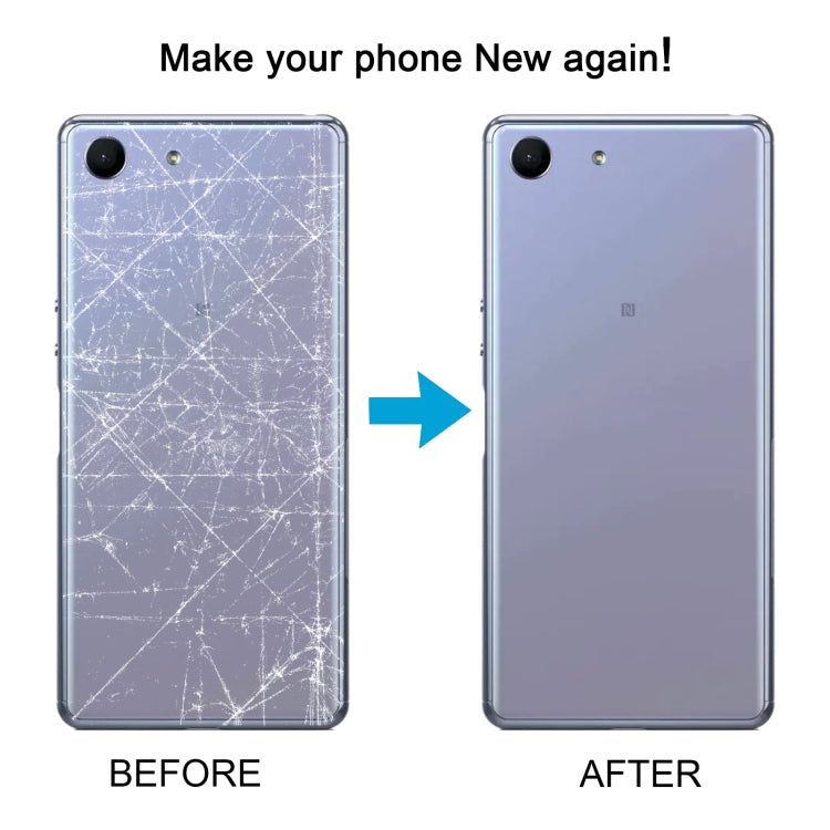 For Sony Xperia Ace Original Battery Back Cover with Camera Lens Cover(Purple) - Back Cover by buy2fix | Online Shopping UK | buy2fix