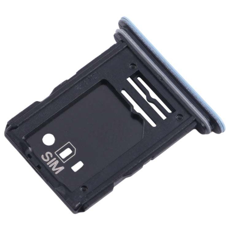 For Sony Xperia Ace II Original SIM + Micro SD Card Tray (Blue) - Card Tray by buy2fix | Online Shopping UK | buy2fix