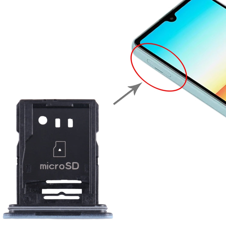For Sony Xperia Ace II Original SIM + Micro SD Card Tray (Blue) - Card Tray by buy2fix | Online Shopping UK | buy2fix