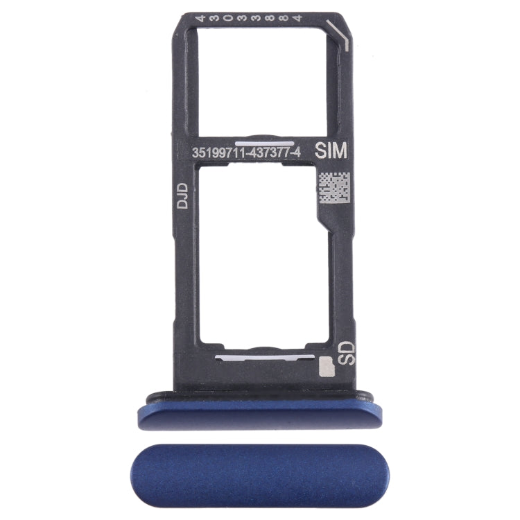 For Sony Xperia 10 II Original SIM + Micro SD Card Tray (Blue) - Card Tray by buy2fix | Online Shopping UK | buy2fix