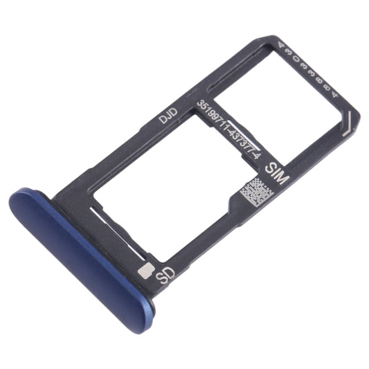 For Sony Xperia 10 II Original SIM + Micro SD Card Tray (Blue) by buy2fix