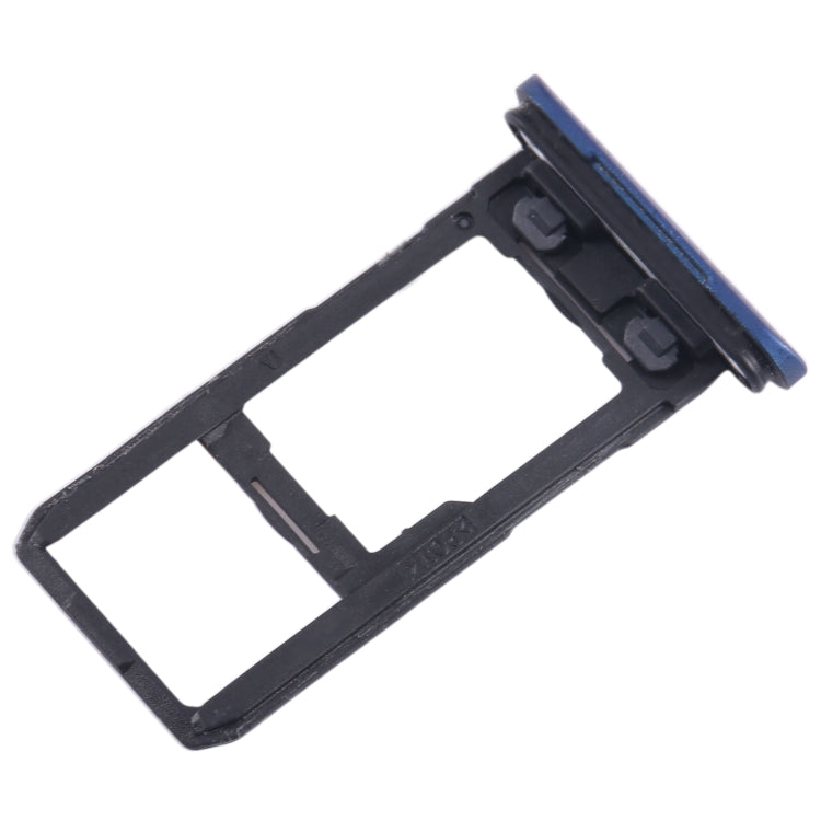 For Sony Xperia 10 II Original SIM + Micro SD Card Tray (Blue) - Card Tray by buy2fix | Online Shopping UK | buy2fix