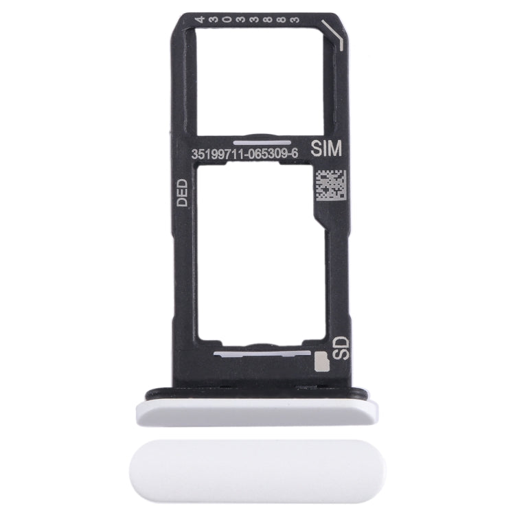 For Sony Xperia 10 II Original SIM + Micro SD Card Tray (White) - Card Tray by buy2fix | Online Shopping UK | buy2fix