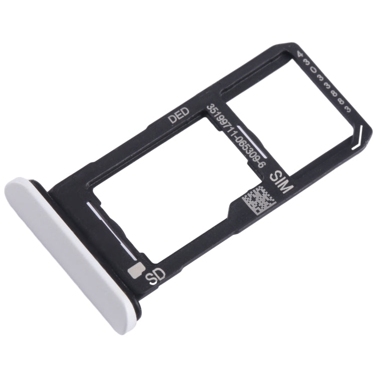For Sony Xperia 10 II Original SIM + Micro SD Card Tray (White) - Card Tray by buy2fix | Online Shopping UK | buy2fix