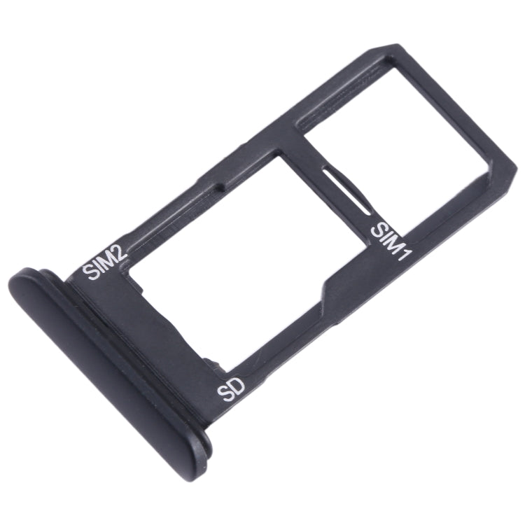 For Sony Xperia 10 II Original SIM + SIM / Micro SD Card Tray (Black) - Card Tray by buy2fix | Online Shopping UK | buy2fix