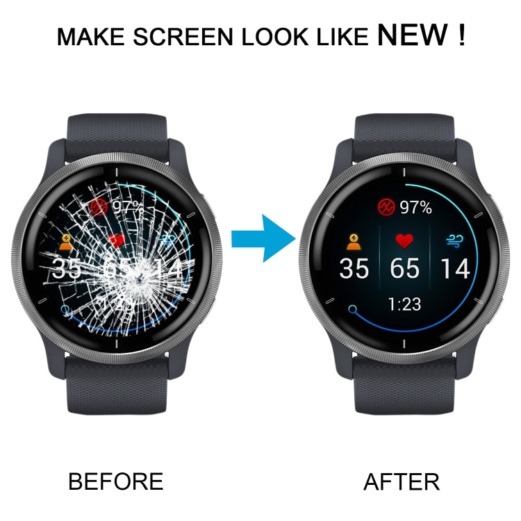 For Garmin Venu 2 Original LCD Display Screen (Black) by buy2fix