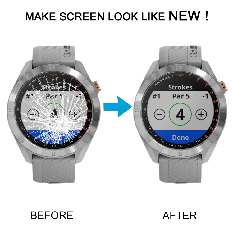 For Garmin Approach S40 Original LCD Screen with Digitizer Full Assembly (Silver) by buy2fix