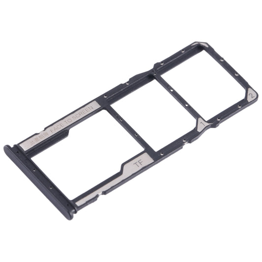 For Xiaomi Poco M4 Pro SIM Card Tray + SIM Card Tray + Micro SD Card Tray (Black) by buy2fix