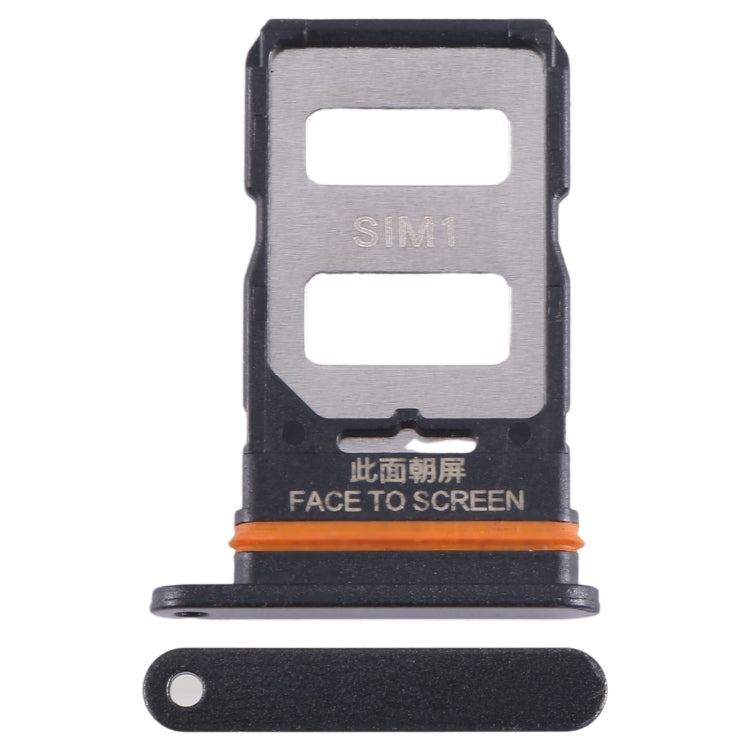For Xiaomi Redmi Note 12 Pro 5G SIM Card Tray + SIM Card Tray (Black) - Card Tray by buy2fix | Online Shopping UK | buy2fix