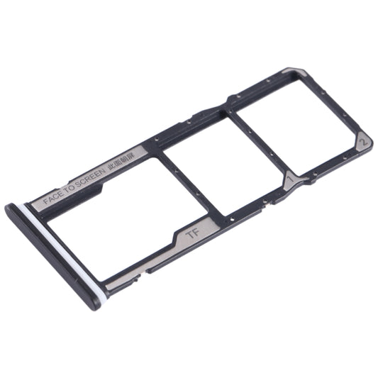 For Xiaomi Poco C51 SIM Card Tray + SIM Card Tray + Micro SD Card Tray (Black) by buy2fix