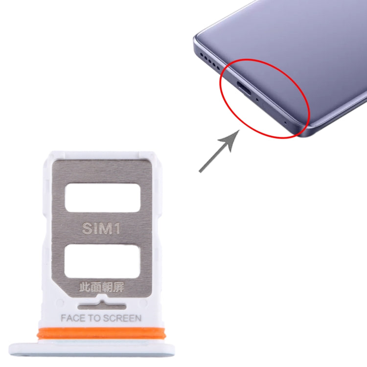 For Xiaomi Civi 3 SIM Card Tray + SIM Card Tray (Blue) by buy2fix