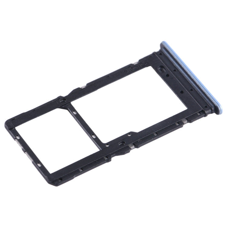 For Xiaomi Redmi 12 4G SIM Card Tray + SIM Card Tray / Micro SD Card Tray (Blue) - Card Tray by buy2fix | Online Shopping UK | buy2fix