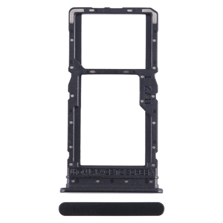For Xiaomi Redmi 12 5G SIM Card Tray + SIM Card Tray / Micro SD Card Tray (Black) - Card Tray by buy2fix | Online Shopping UK | buy2fix