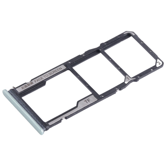 For Xiaomi Redmi 13C SIM Card Tray + SIM Card Tray + Micro SD Card Tray (Green) - Card Tray by buy2fix | Online Shopping UK | buy2fix