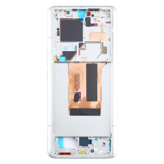 For Xiaomi 13 Ultra Original Front Housing LCD Frame Bezel Plate (Silver) by buy2fix