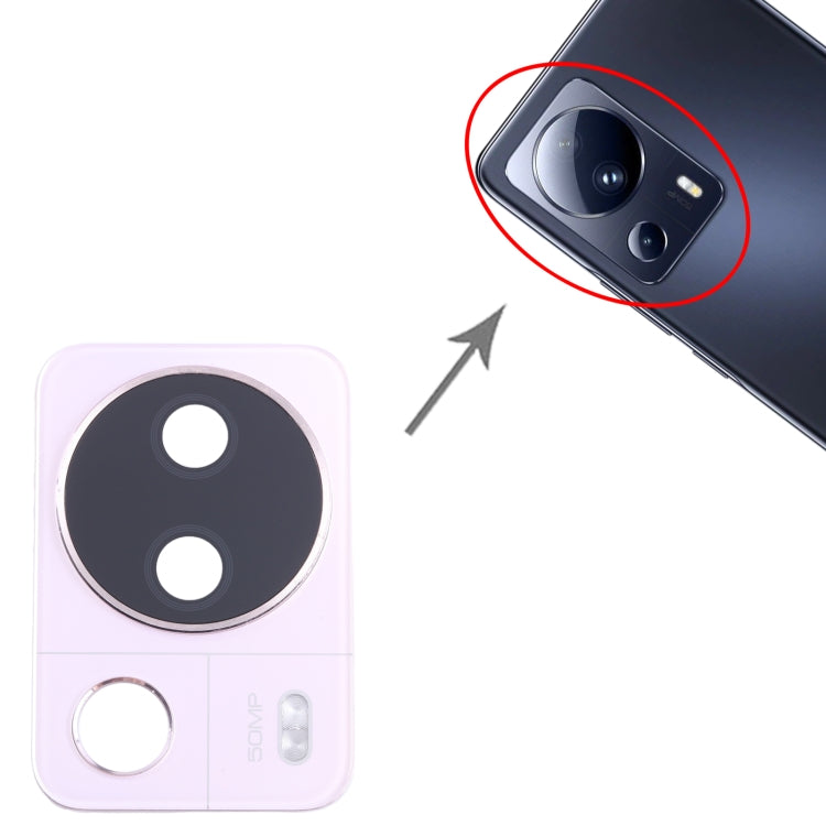 For Xiaomi 13 Lite Camera Lens Cover (Pink) by buy2fix