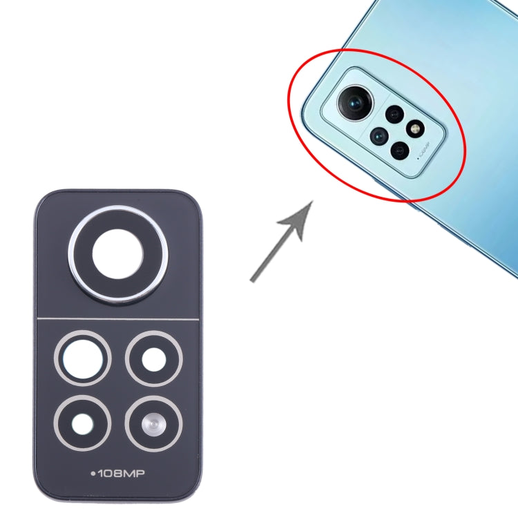 For Xiaomi Redmi Note 12 Pro 4G Camera Lens Cover (Black) by buy2fix