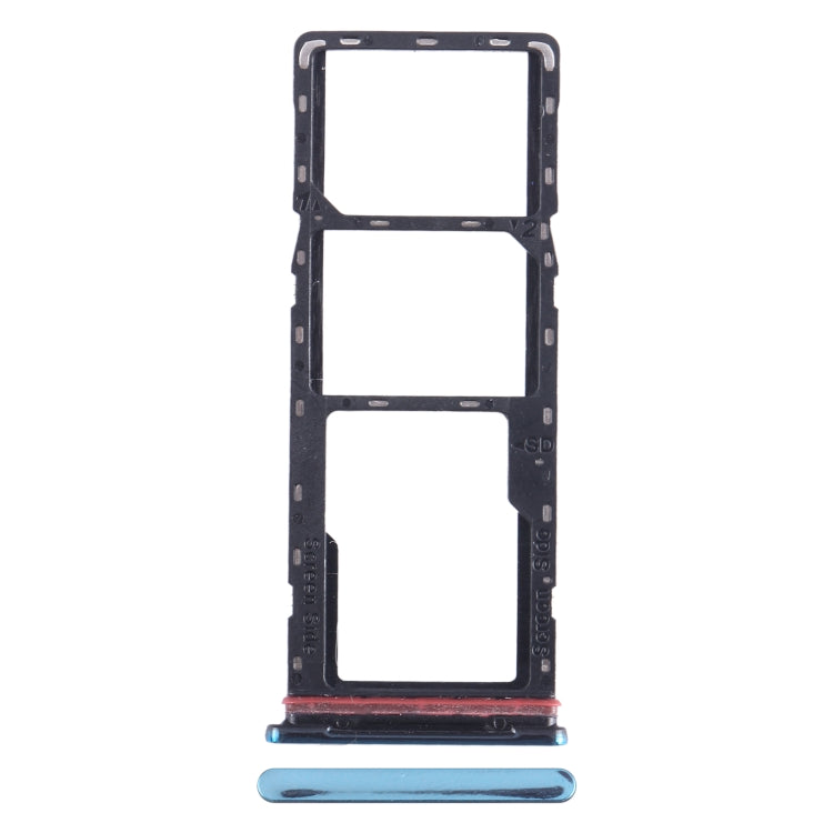 For Tecno Spark 8 SIM Card Tray + SIM Card Tray + Micro SD Card Tray (Green) - Card Tray by buy2fix | Online Shopping UK | buy2fix