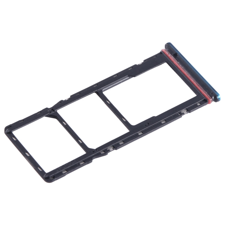 For Tecno Spark 8 SIM Card Tray + SIM Card Tray + Micro SD Card Tray (Green) - Card Tray by buy2fix | Online Shopping UK | buy2fix