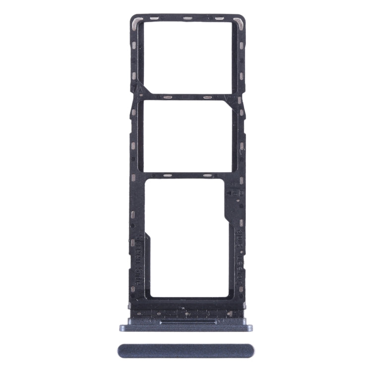 For Tecno Spark Go 2022 SIM Card Tray + SIM Card Tray + Micro SD Card Tray (Dark Blue) - Card Tray by buy2fix | Online Shopping UK | buy2fix