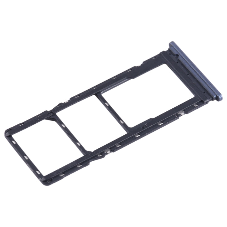 For Tecno Spark Go 2022 SIM Card Tray + SIM Card Tray + Micro SD Card Tray (Dark Blue) - Card Tray by buy2fix | Online Shopping UK | buy2fix
